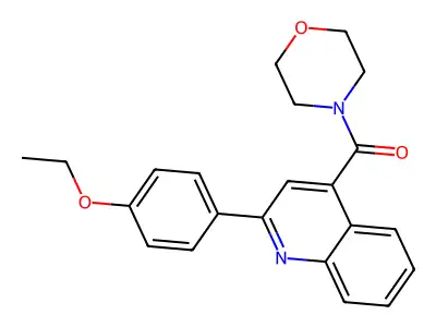 [2-(4-Ethoxyphenyl)quinolin-4-yl]-morpholin-4-ylmethanone structure
