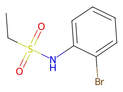 N-(2-bromophenyl)ethanesulfonamide structure