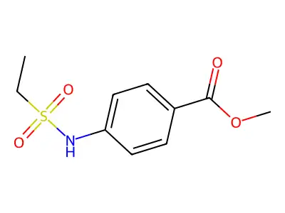 Methyl 4-ethanesulfonamidobenzoate structure