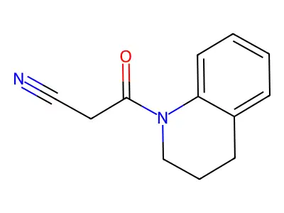 3-(3,4-dihydroquinolin-1(2H)-yl)-3-oxopropanenitrile structure