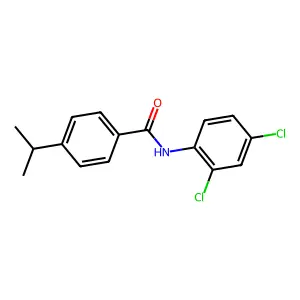 N-(2,4-二氯苯基)-4-异丙基苯甲酰胺 structure