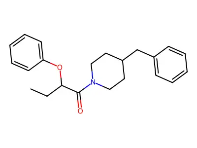 1-(4-Benzylpiperidin-1-yl)-2-phenoxybutan-1-one structure
