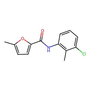 N-(3-chloro-2-methylphenyl)-5-methylfuran-2-carboxamide structure