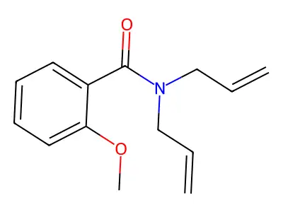 N,N-diallyl-2-methoxybenzamide structure