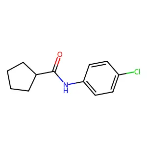 N-(4-氯苯基)环戊烷甲酰胺 structure