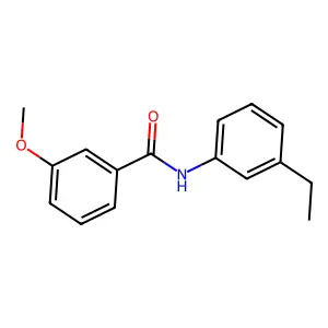 N-(3-ethylphenyl)-3-methoxybenzamide structure