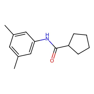 N-(3,5-dimethylphenyl)cyclopentanecarboxamide structure