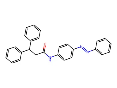 Benzenepropanamide, beta-phenyl-N-[4-(phenylazo)phenyl]-(9CI) structure