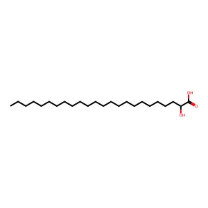 2-Hydroxytetracosanoic acid structure