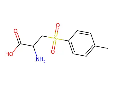 2-Amino-3-(4-methylphenyl)sulfonylpropanoic acid structure