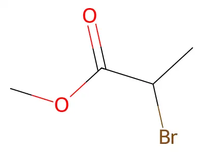 Methyl 2-bromopropionate structure