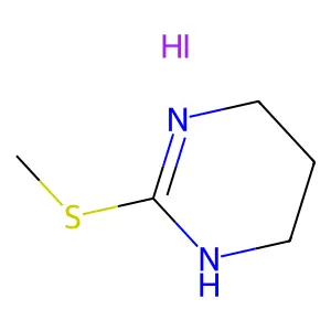Pyrimidine, 1,4,5,6-tetrahydro-2-(methylthio)-, hydriodide (1:1) structure