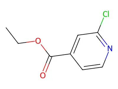 Ethyl 2-chloroisonicotinate structure