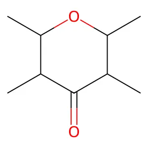 4H-Pyran-4-one, tetrahydro-2,3,5,6-tetramethyl- structure
