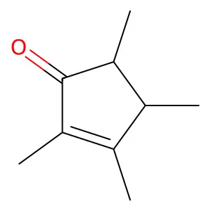 2,3,4,5-Tetramethyl-2-cyclopentenone structure