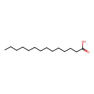 肉豆蔻酸 structure