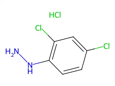 (2,4-Dichlorophenyl)hydrazine structure