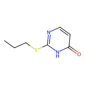 4(1H)-Pyrimidinone, 2-(propylthio)- structure