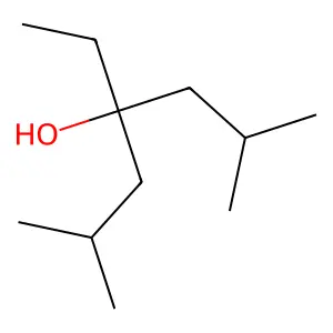 4-Ethyl-2,6-dimethyl-4-heptanol structure