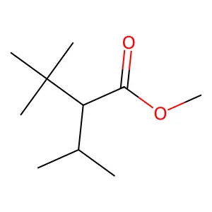 Methyl 3,3-dimethyl-2-(1-methylethyl)butanoate structure