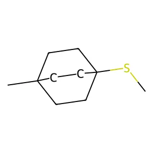 Bicyclo[2.2.2]octane, 1-methyl-4-(methylthio)- structure