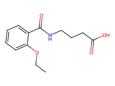 4-[(2-Ethoxybenzoyl)amino]butanoic acid structure