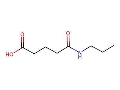 4-(propylcarbamoyl)butanoic Acid structure