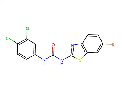 1-(6-Bromo-1,3-benzothiazol-2-yl)-3-(3,4-dichlorophenyl)urea structure