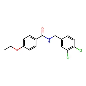 N-(3,4-dichlorobenzyl)-4-ethoxybenzamide structure