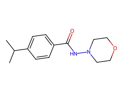 4-Isopropyl-N-(4-morpholinyl)benzamide structure