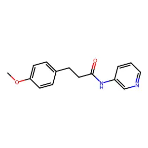 3-(4-甲氧基苯基)-N-(吡啶-3-基)丙酰胺 structure