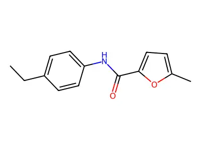 N-(4-ethylphenyl)-5-methylfuran-2-carboxamide structure
