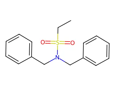 N,N-dibenzylethanesulfonamide structure