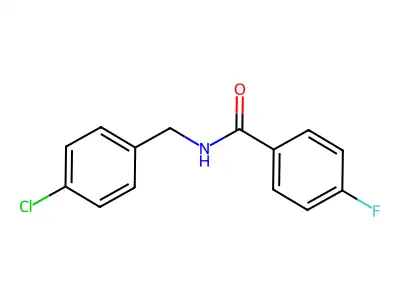 N-(4-Chlorobenzyl)-4-fluorobenzamide structure