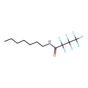 2,2,3,3,4,4,4-Heptafluoro-N-heptyl-butyramide structure