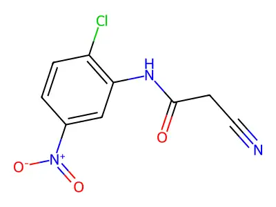 N-(2-chloro-5-nitrophenyl)-2-cyanoacetamide structure