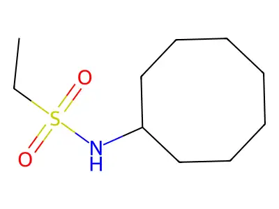 N-cyclooctylethanesulfonamide structure