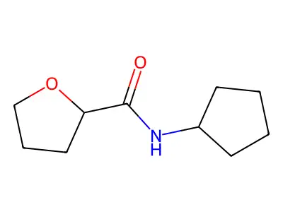 N-cyclopentyloxolane-2-carboxamide structure