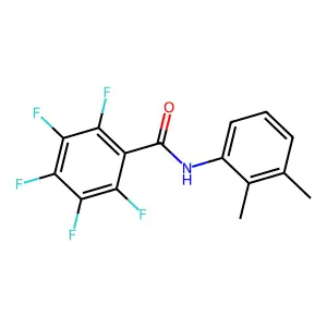 N-(2,3-dimethylphenyl)-2,3,4,5,6-pentafluorobenzamide structure