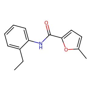N-(2-ethylphenyl)-5-methylfuran-2-carboxamide structure