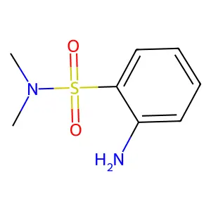 2-amino-N,N-dimethylbenzenesulfonamide structure