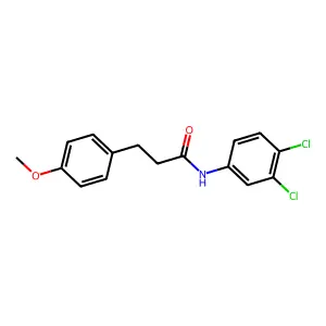 N-(3,4-dichlorophenyl)-3-(4-methoxyphenyl)propanamide structure