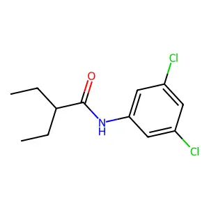 N-(3,5-dichlorophenyl)-2-ethylbutanamide structure