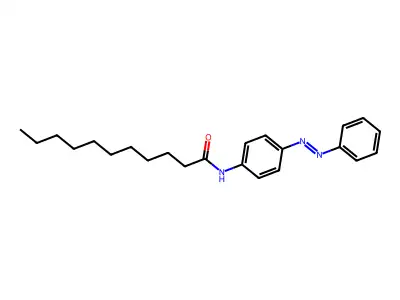 Undecanamide, N-[4-(2-phenyldiazenyl)phenyl]- structure