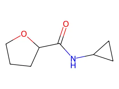 N-cyclopropyloxolane-2-carboxamide structure