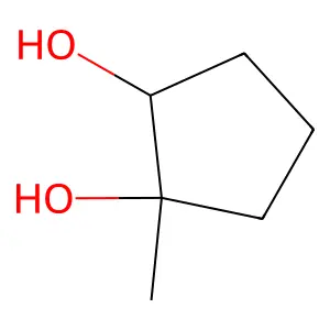1-Methyl-1,2-cyclopentanediol structure