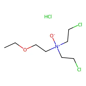Triethylamine, 2,2'-dichloro-2''-ethoxy-, N-oxide, hydrochloride structure