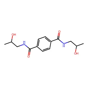 Terephthalamide-N,N'-diisopropanol structure