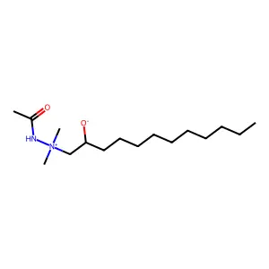 hydrazinium, 2-acetyl-1,1-dimethyl-1-(2-hydroxydodecyl)-, hydroxide, inner salt structure