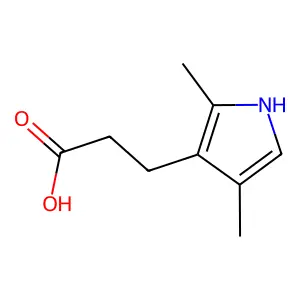 3-(2,4-dimethyl-1H-pyrrol-3-yl)propanoic Acid structure